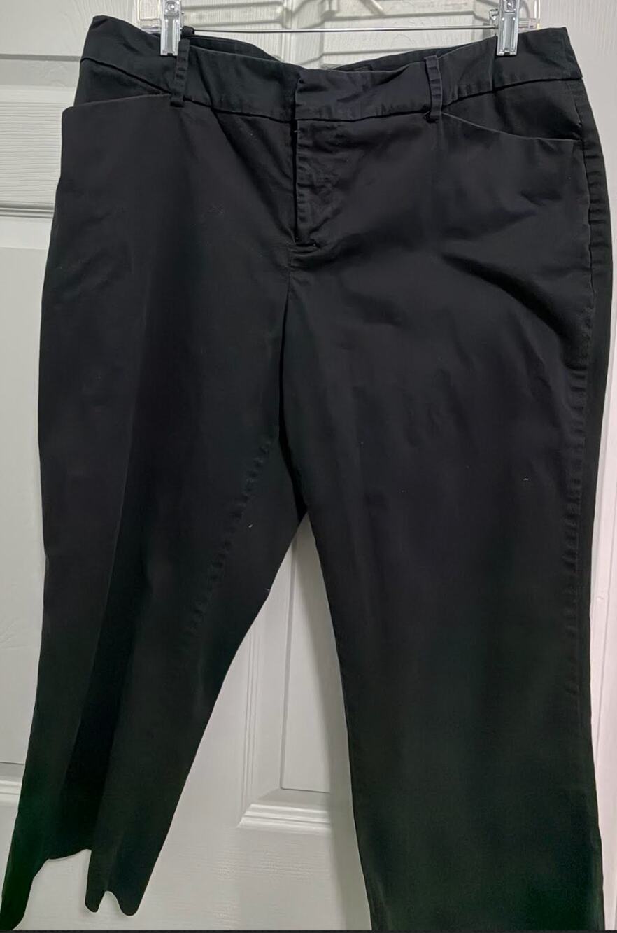 Mossimo Stretch Blank Capri Pants Size 16